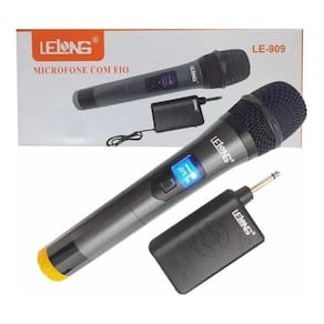 Microfone Profissional Sem Fio Wireless Igrejas Musicas Cor