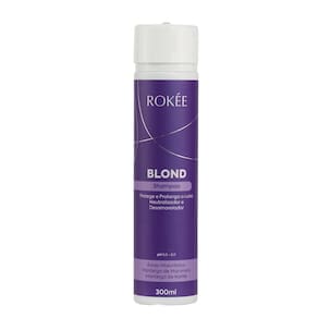 Shampoo Blond Desamarelador Rokée Cabelos Loiros  - 300ml