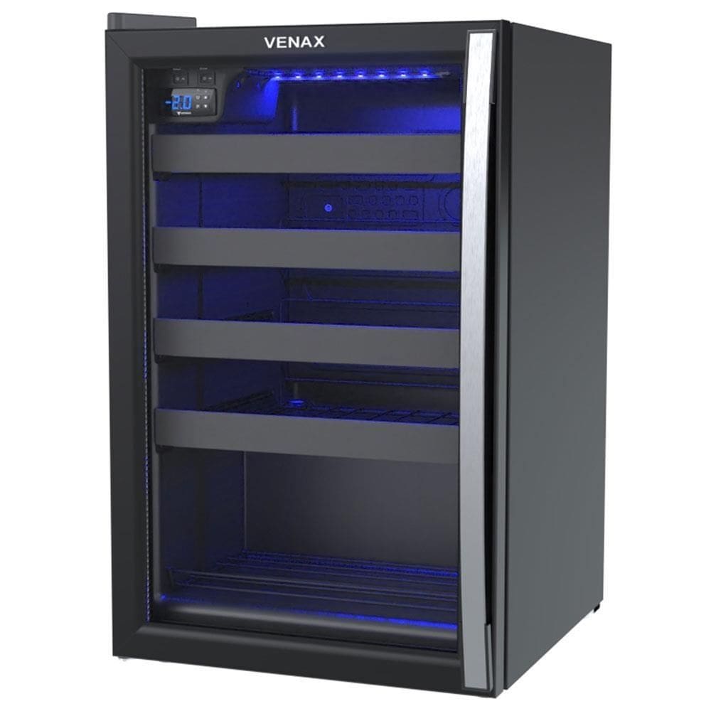 Expositora Champanheira Venax 100L Porta Invertida Preto Fosco 127V 27521