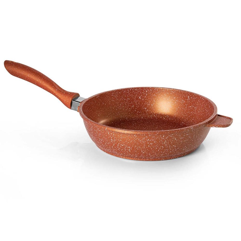 Frigideira 28cm Antiaderente Laranja Graniflon Moda do Chef