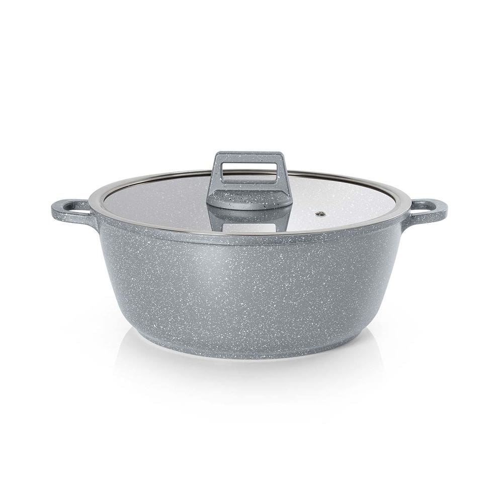 Caçarola 20cm Antiaderente Cinza Graniflon Moda do Chef