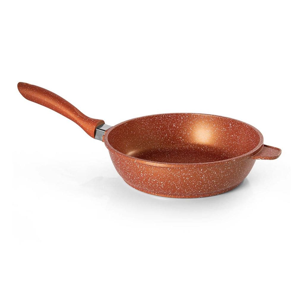 Frigideira 24cm Antiaderente Laranja Graniflon Moda do Chef