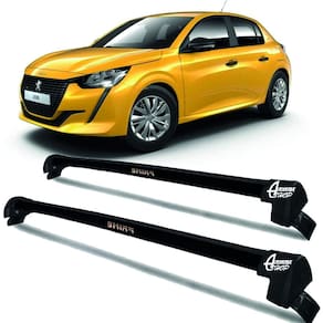 Rack Teto Aluminio Prime Peugeot 208 20/ 25 PRETO PR157