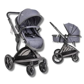 Carrinho Quantum Melange Azul (C/ Adaptador) - Kiddo