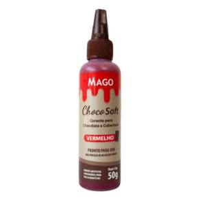 Corante Para Chocolates e Cobertura Choco Soft Mago 50g Vermelho