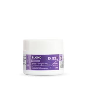 Mini Máscara Para Cabelo Blond Rokée cabelos loiros -  30g