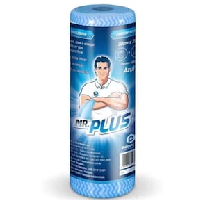 Pano Multiuso Mr.plus Mini Azul 25m X 30 Cm