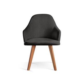 Cadeira Para Mesa De Jantar Manuela linho Preto 102