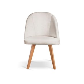 Cadeira Para Mesa De Jantar Lua linho Nude 100