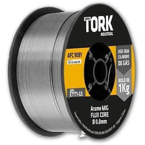 Arame De Solda Mig Para Uso Sem Gás 0,8Mm 1Kg Super Tork