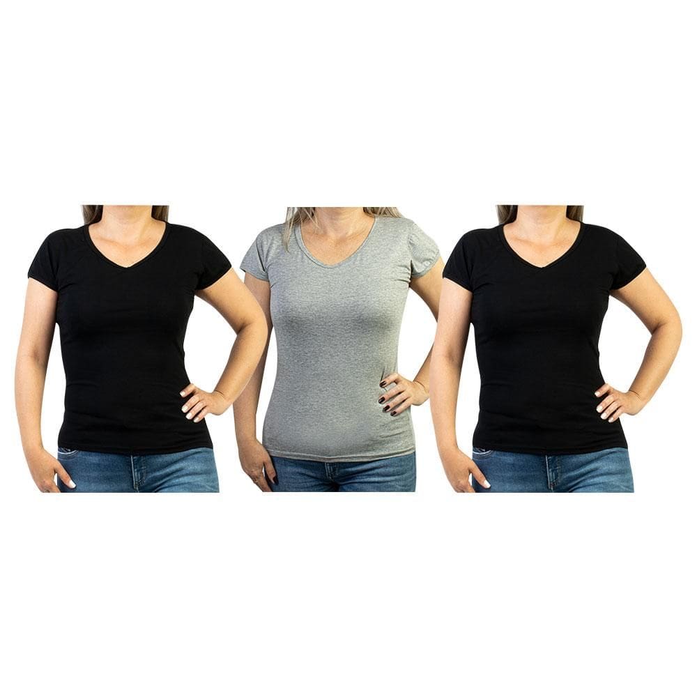 Blusa Manga Curta ONG Kit com 3 peças MC01