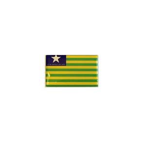 Adesivo Resinado Da Bandeira Do Piauí 5X3 Cm
