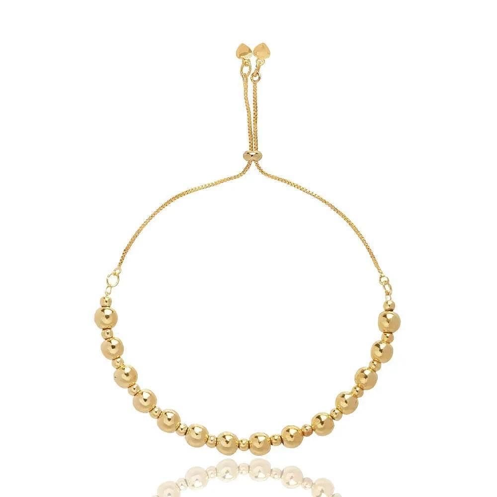 Pulseira Armazem Rr Bijoux Bolinhas Douradas