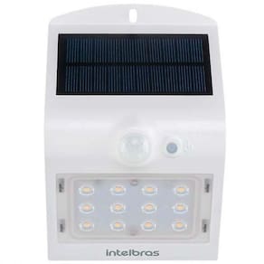 Arandela Solar Integrada Asi 220 Luz Amarela