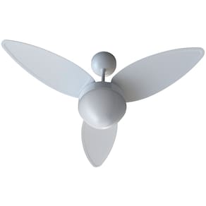 Ventilador Teto Aires Branco 3 Pás Controle Remoto Luminária Silencioso Inverter Bivolt Ventisol