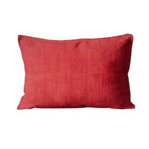 Capa P/ Almofada Lisa 30x50cm - Cap0070 - Vermelho