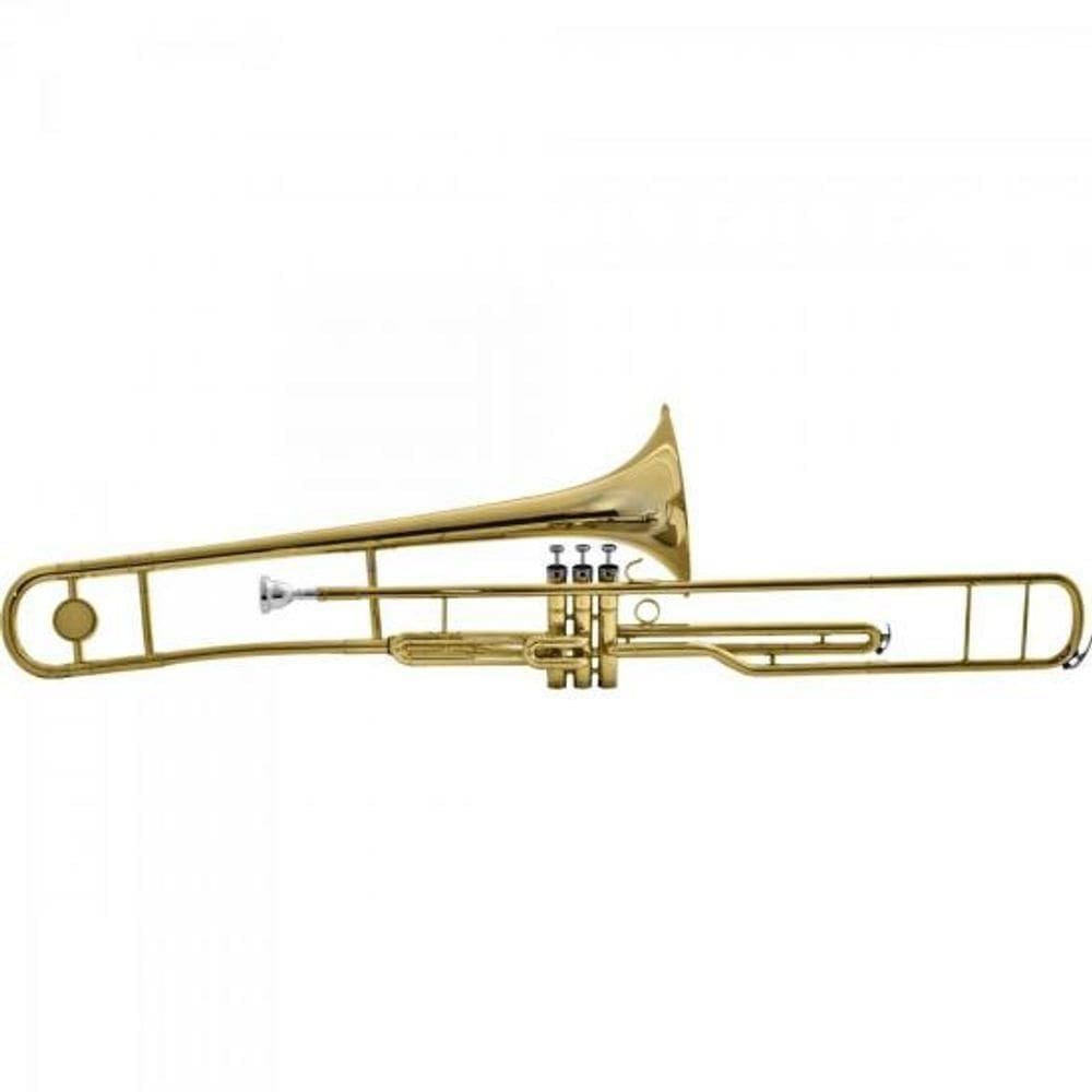 Trombone De Pisto Harmonics Tenor Bb Hsl-900l Laqueado