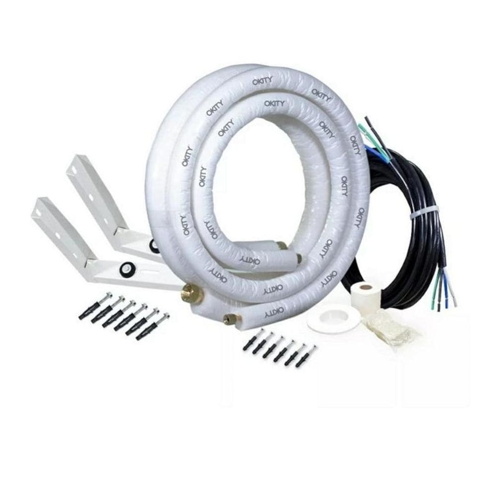 Kit Instalação Split 9000 Comum 9/12000 Inverter 3Mt Suporte