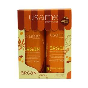 KIT Shampoo + Condicionador  USAME Argan - 400ml