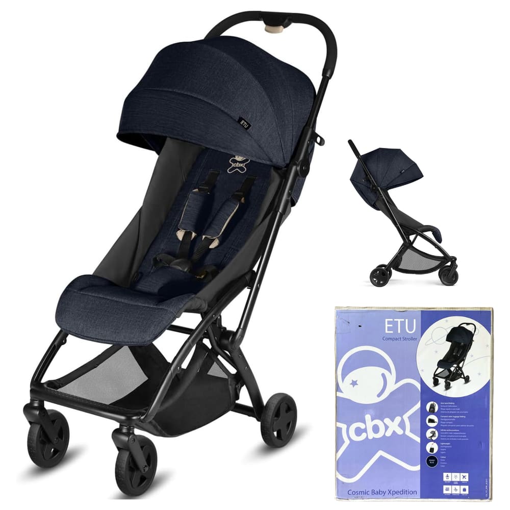 Carrinho de Bebê Cbx Etu Jeans Blue - Azul 15kg