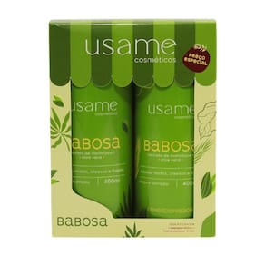 KIT Shampoo + Condicionador USAME Babosa - 400ml