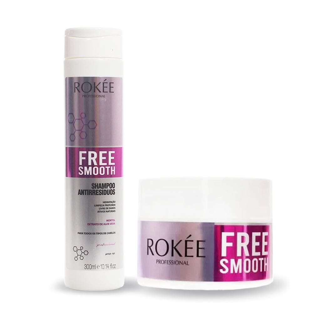 Kit Shampoo Antirresíduos 300ml + Botox 300g Free Smooth