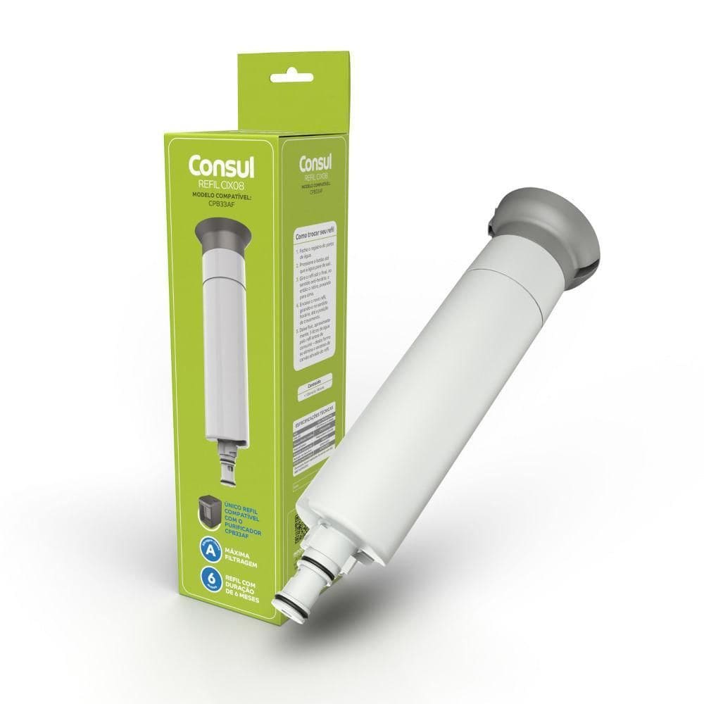 Refil Filtro Consul CIX08AX | Água Pura e Livre de Bactérias