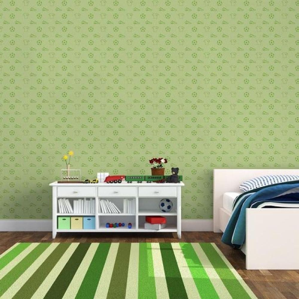 Papel de Parede Infantil Futebol e Chuteira