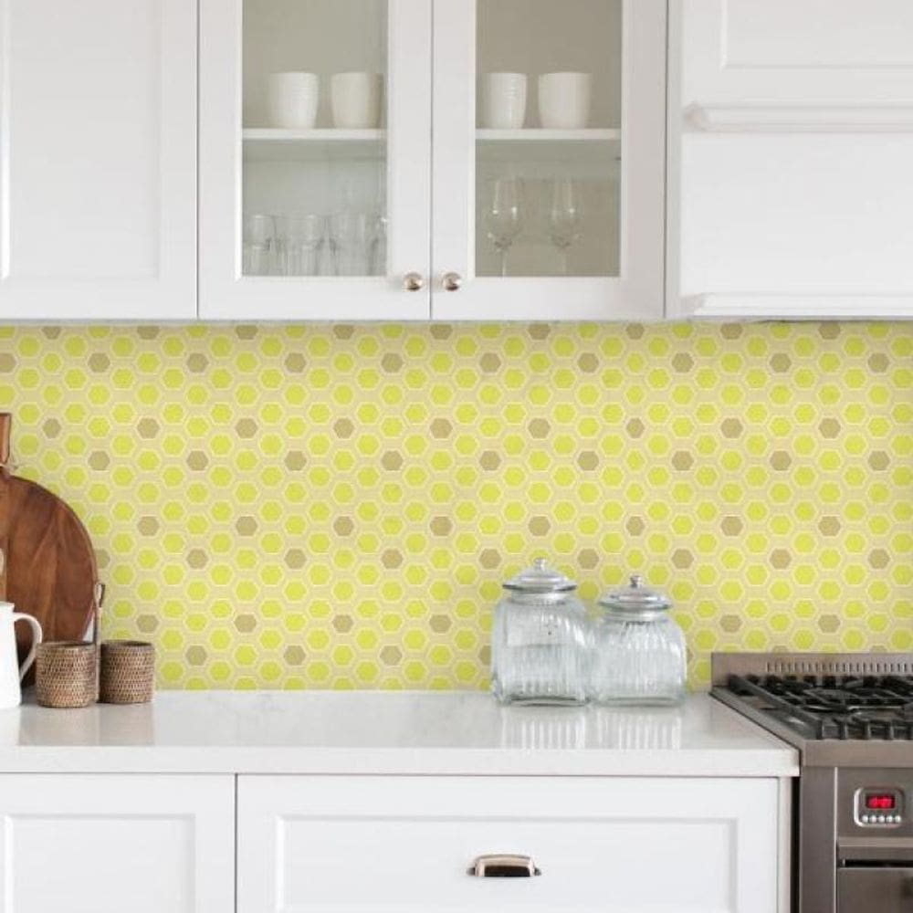 Papel de Parede Cozinha Colméia