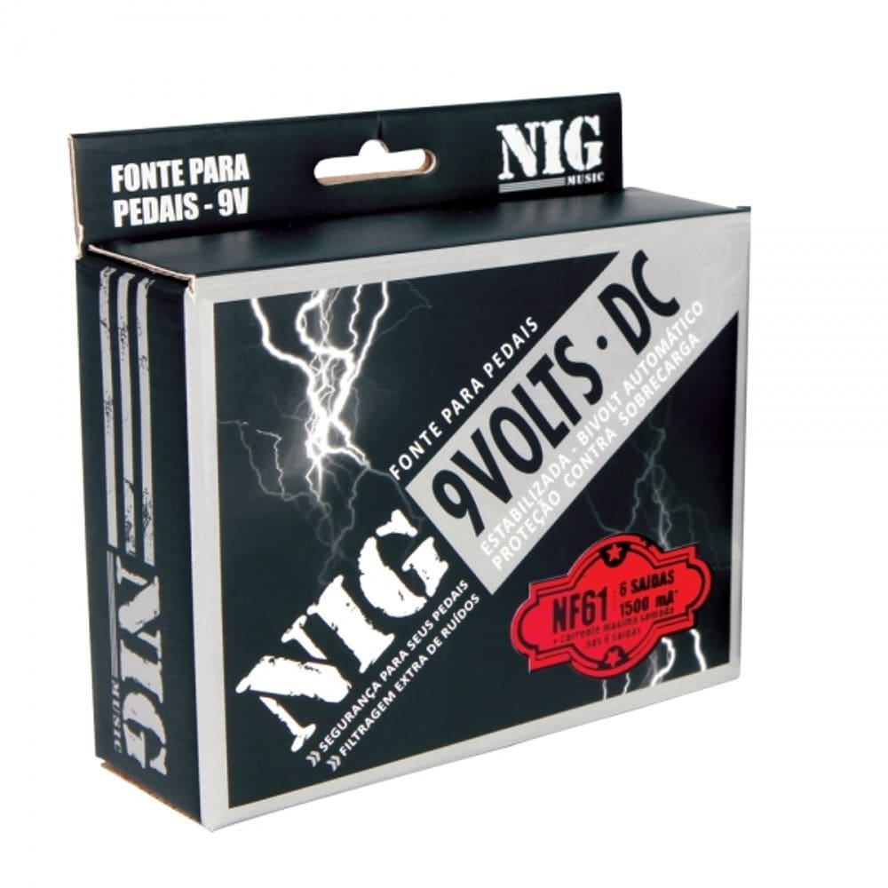 Fonte  Nig  Estabilizada  9v  6 saidas  NF61