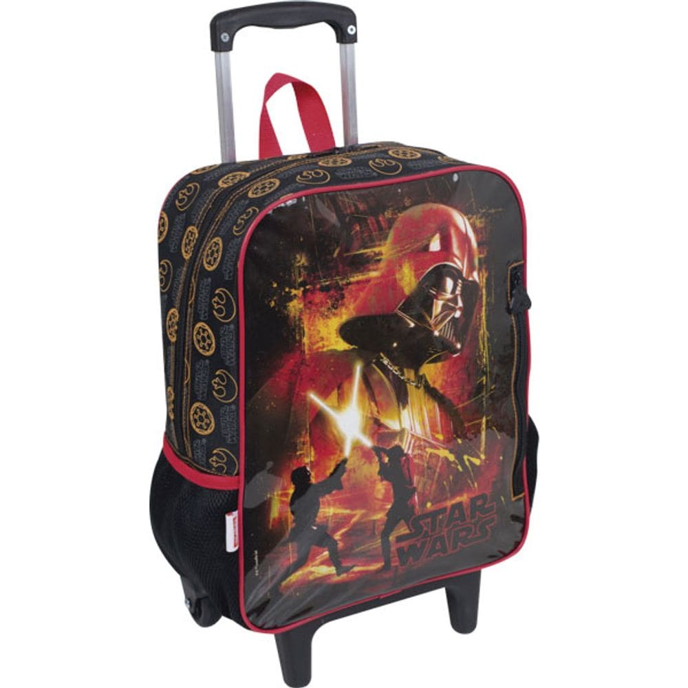 Mochila De Carrinho Star Wars 16M Gd 2 Bolsos Pta