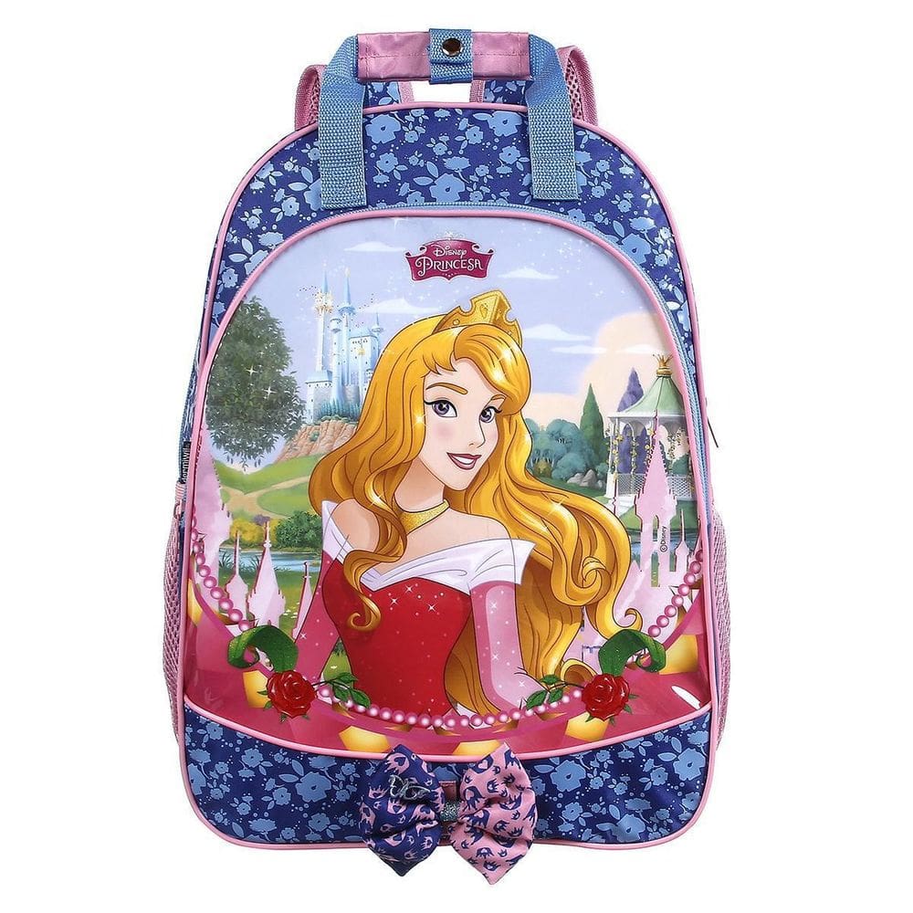 Mochila 1 Laço Para Cabelo Princesa Bela Adormecida Cores