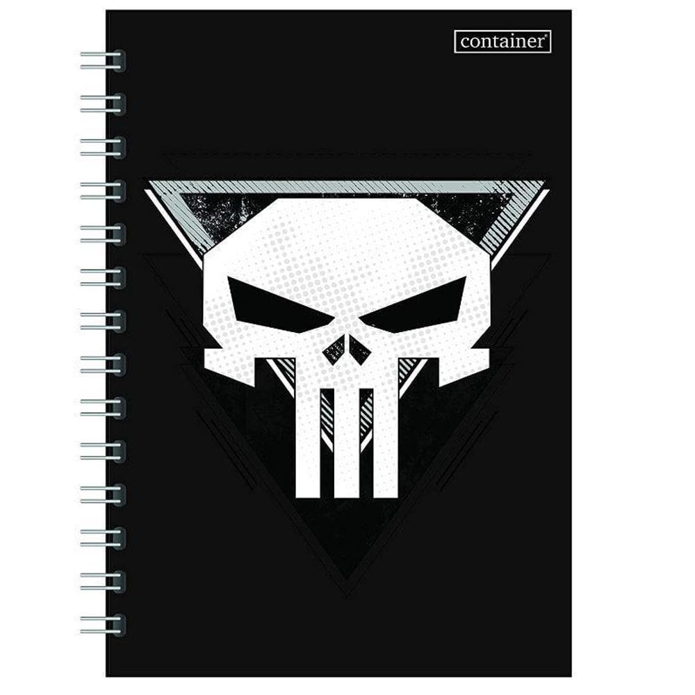 Caderno O Justiceiro Marvel 80 Fls Capa Dura 17,7 X 24,4 Cm