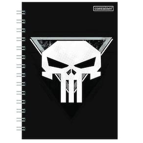 Caderno O Justiceiro Marvel 80 Fls Capa Dura 17,7 X 24,4 Cm