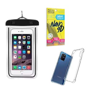 Capa Samsung S10 Lite + Capa Prova Dágua + Película Nano 9D