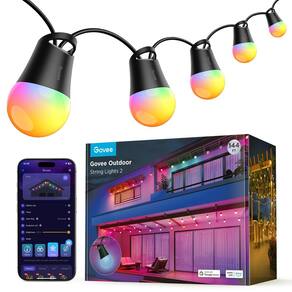Luzes de corda externas Govee Smart RBIC de 144 pés com 47 modos