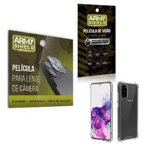 Película De Câmera E Tela Samsung S20 Plus E Capa Anti Shock