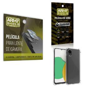 Película De Câmera E Tela Samsung A03 Core E Capa Anti Shock