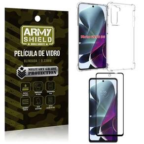 Capa Capinha Moto G200 Anti Shock + Película De Vidro 3D