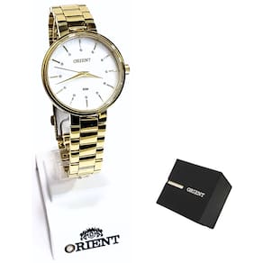 Relógio Orient Feminino Analógico Madrepérola Dourado FGSS0171 B1KX