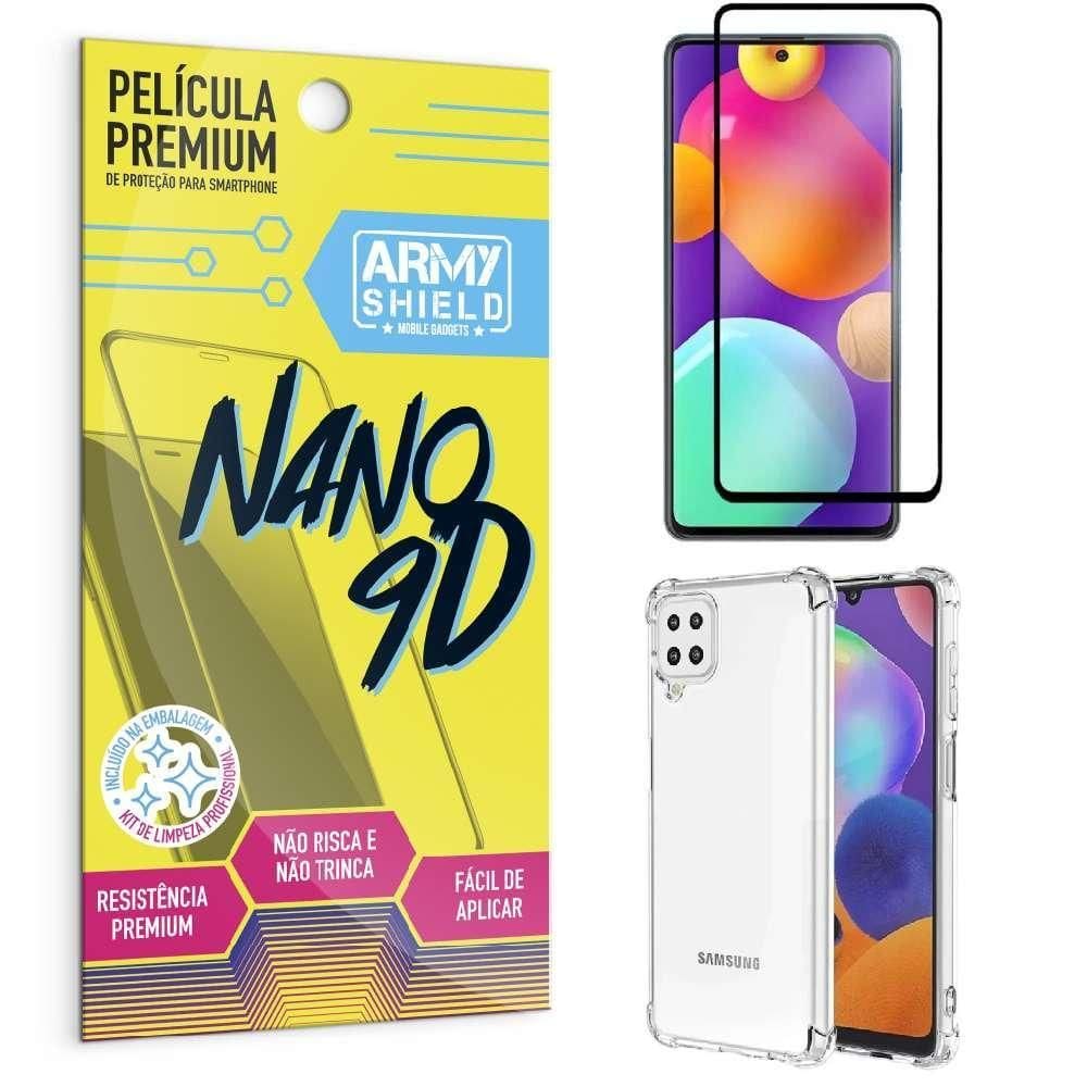 Capinha Samsung M62 Anti Shock + Película Nano Cerâmica 9D