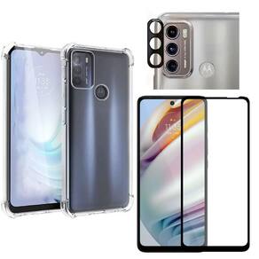 Capinha + Película 3D + Película De Câmera Moto G60