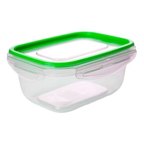 Pote Hermético de Plástico com Travas Retangular 1L - Tritec