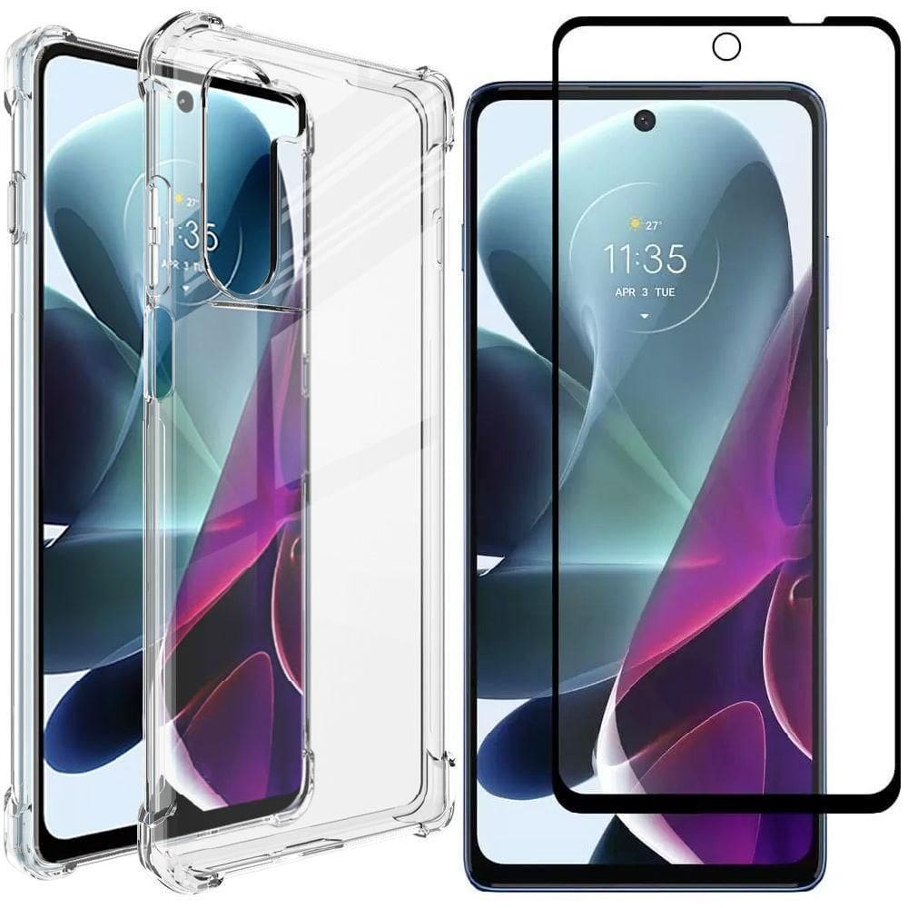 Capa Capinha Moto G200 5G + Película De Vidro 3D Blindada