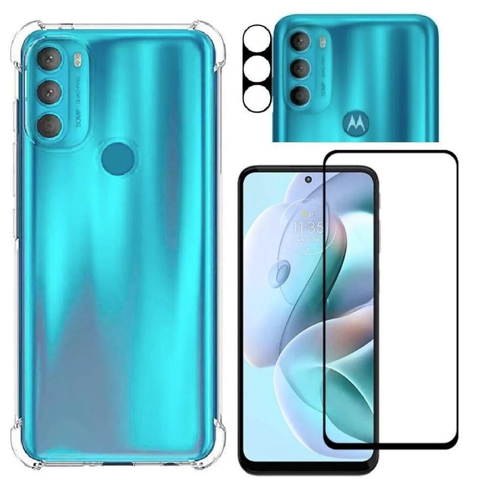 Capinha + Película 3D + Película De Câmera Moto G71