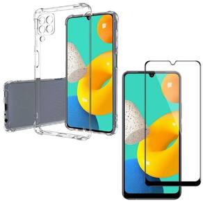 Capa Capinha Samsung M32 + Película De Vidro 3D Blindada