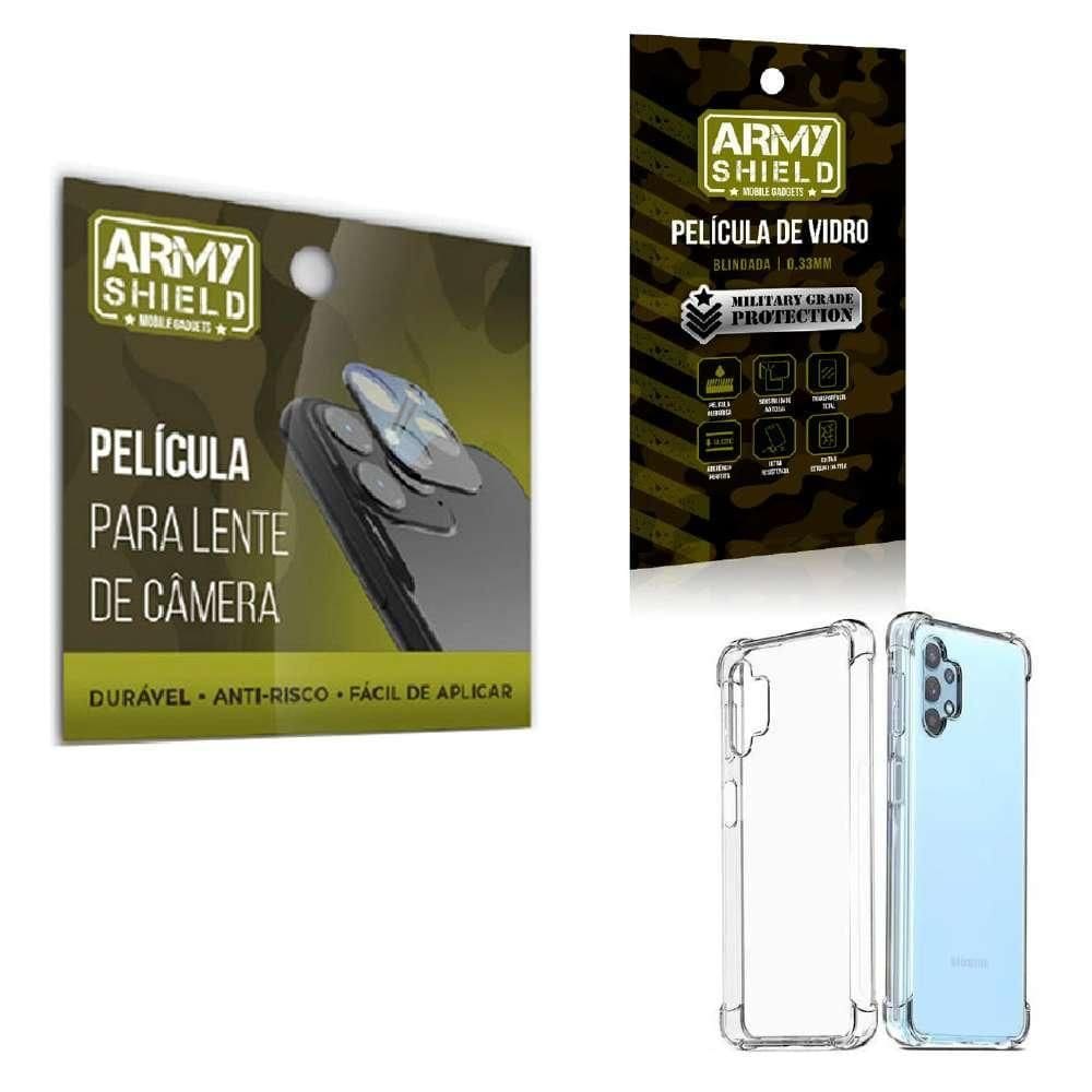 Película De Câmera E Tela Samsung A32 4G E Capinha Antishock