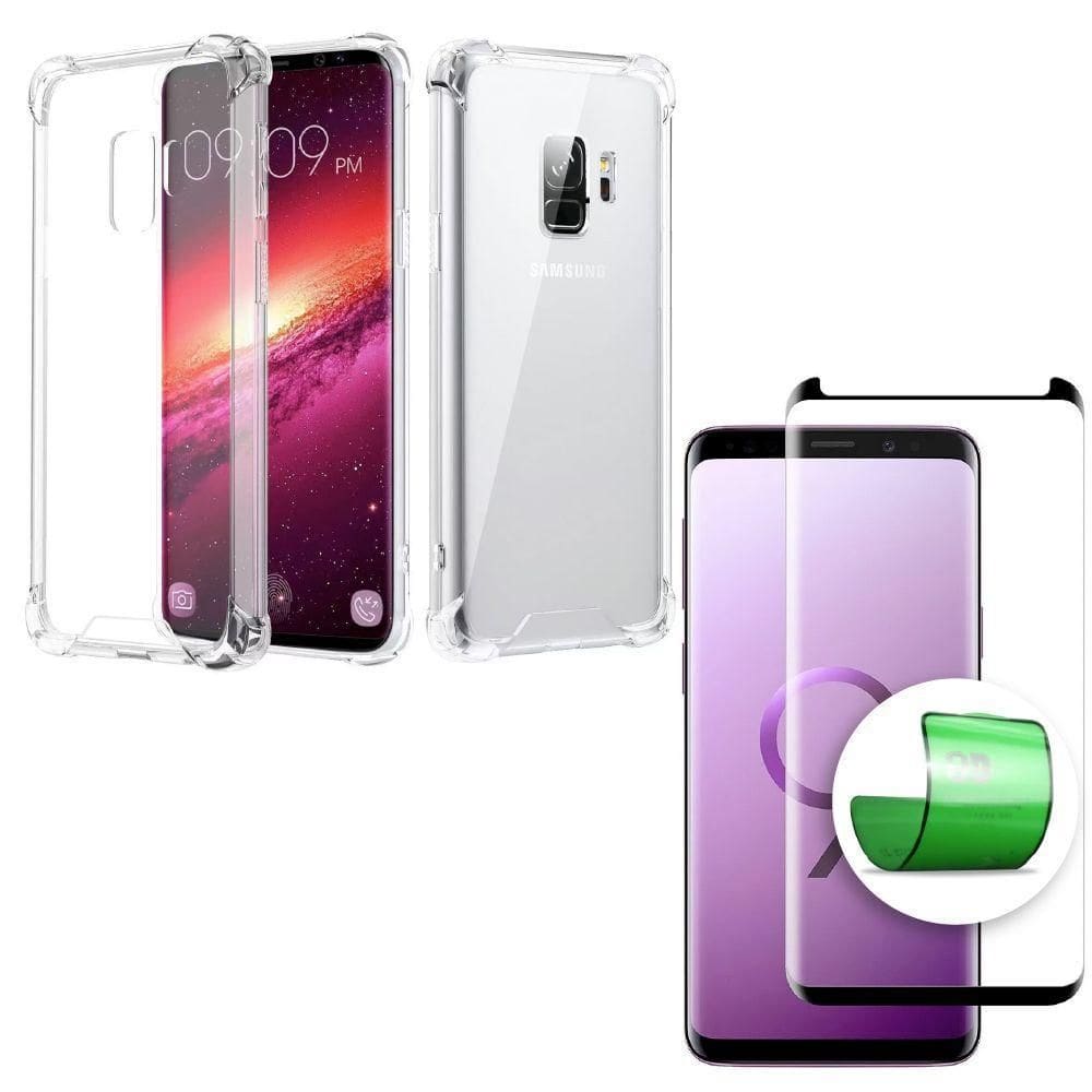Capa Capinha + Película 9D Cerâmica Samsung S9