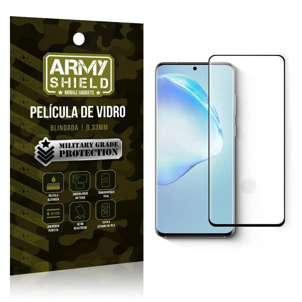 Película De Vidro 3D Curvada Samsung S20 - Armyshield