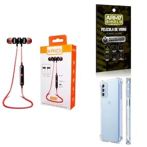 Kit Capa Motorola G42 + Fone Esportivo E Película De Vidro